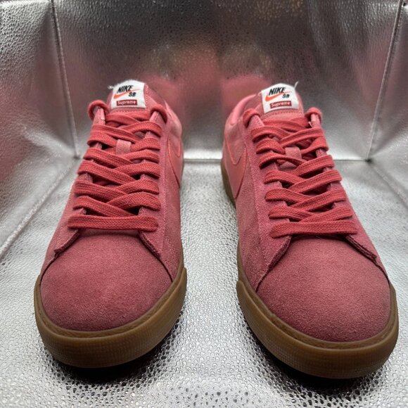 Size 12 Nike SB Blazer Low GT x Supreme 2016 Desert Bloom Mens Shoes 716890-669 - Picture 4 of 13